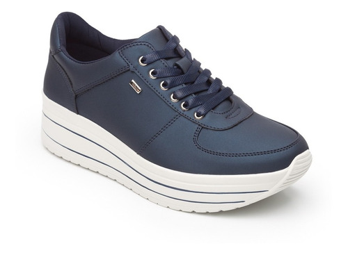 Tenis Piso Casual Dama 101001 Flexi Azul