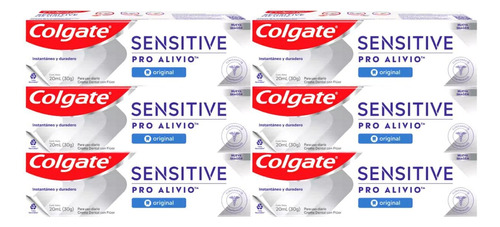 Pasta Dental Colgate Sensitive Dientes Sensibles 30g 6 Pack