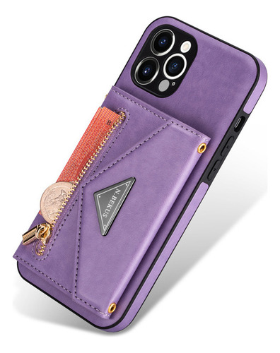 Funda De Piel Para iPhone Funda Tipo Cartera Con Correa