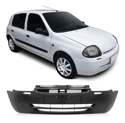 Parachoque Dianteiro Clio 2000 2001 2002 2003 Sem Furo