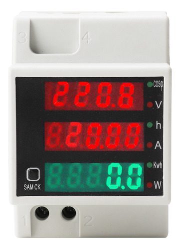 Energy Meter Factor Tester 100a Ac80-300v, Voltímetro, Amper