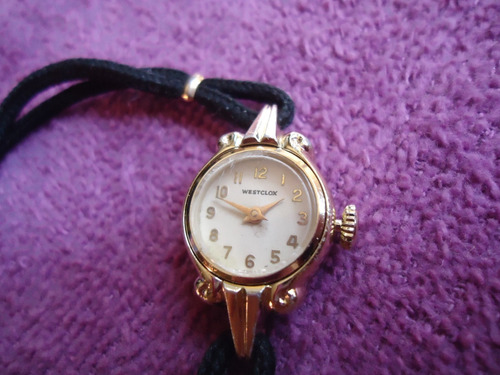 Westclox Micro Reloj Vintage Suizo Para Mujer Alumino