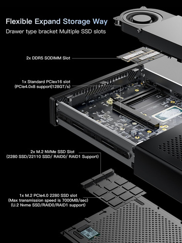 Minisforum Ms-01 Mini Computadora Barebone Con Intel Core I5