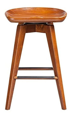 Silla De Madera Giratoria