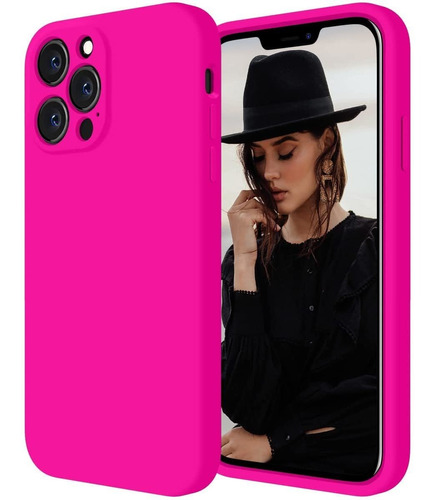 Funda Cordking Para iPhone 13 Pro 6.1 - Rosa Fuerte