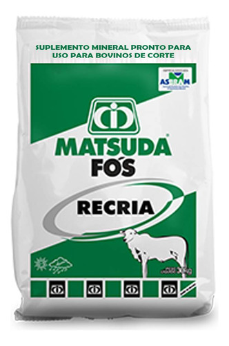 Suplemento Mineral Bovinos Corte Recria Fós Recria Matsuda