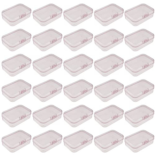 Goodma 30 Piezas Mini Cajas Rectangulares De Plástico Conte