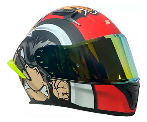 Casco Revionix Dp816 Cerrado Red Monkeys Ecer 22 06 Y Dot
