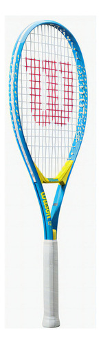 Raqueta Wilson Ultra Power Junior 21 Edad 5 A 6 Color Azul/amarillo