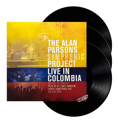 Alan Parsons Symphonic Project Live In Colombia Vinilo Tripl