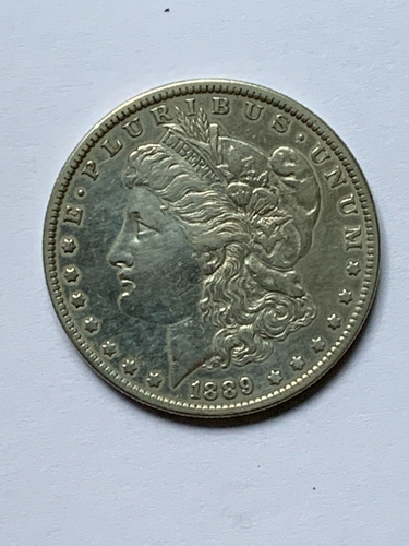 Robmar-usa-morgan 26,73g. De Plata-900-año 1889-capsula-n°11