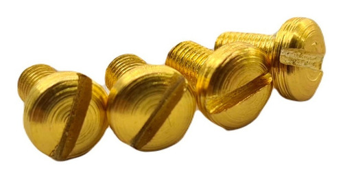 Tornillos En Chapa De Oro 24k Para Cacha Star 22 380 9 38 45