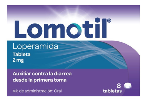 Antidiarréico Lomotil 8 Tabletas 2 Mg C/u
