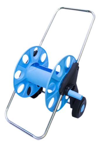 Carrete De Manguera De Agua Industrial, Carrito De Azul
