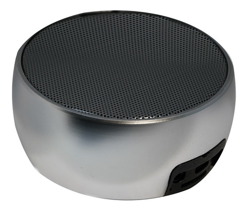 Bocina Portátil Con Bluetooth Audiobahn Silver Aps80bt Color Plateado