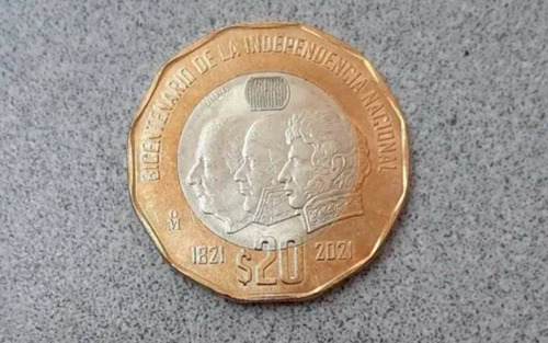 Moneda De $20 Bicentenario En Perfecto Estado
