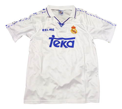 Jersey Real Madrid Retro 96 Local Blanca Merengues