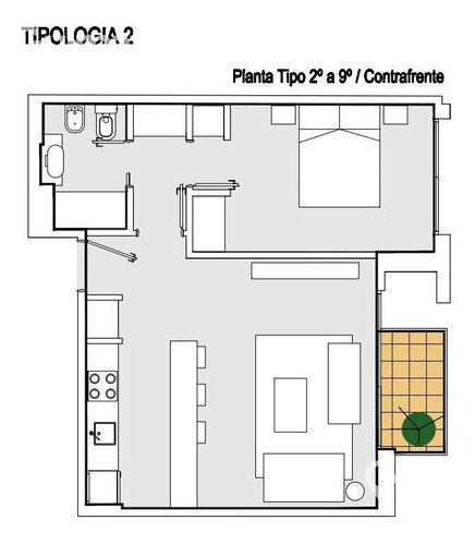 Imagen 22 de 22 de Excelente 2 Ambientes A Estrenar , Pacheco Y Cullen