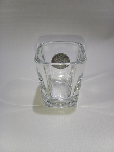 Vaso Corto Shot Bacardi Original Sello Metálico 6cms