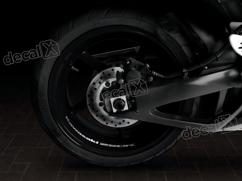 Adesivos Centro Roda Refletivo Compatível Kawasaki 250r Rd1