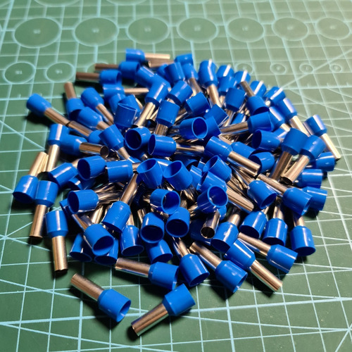 X20 Punteras Tubulares Aisladas 1x 10mm2 Crimpeables Hobb