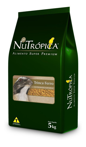 Ração Nutrópica Para Aves Trinca Ferro - 5kg