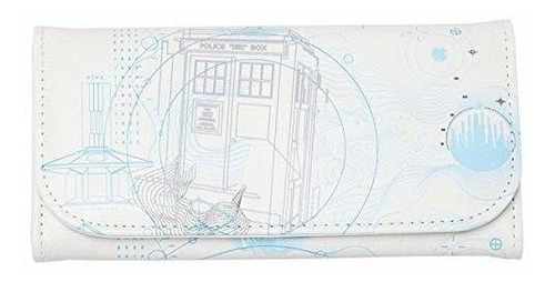 Doctor Who Monedero  Cartera Mujer En Relieve  Tardis Diseñ