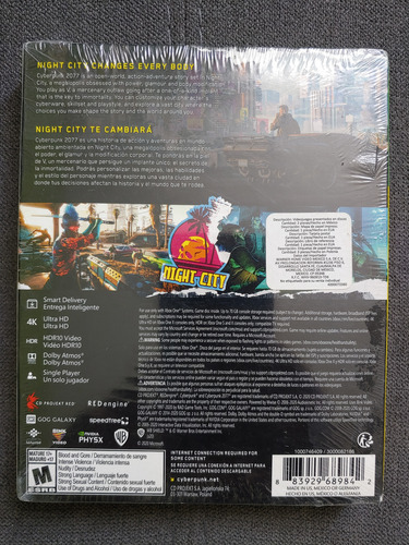 Cyberpunk 2077 World Compendium Edition Xbox One Sellado
