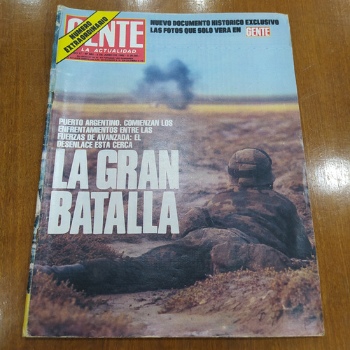 Revista Gente N° 880 3/6/82 Guerra De Malvinas