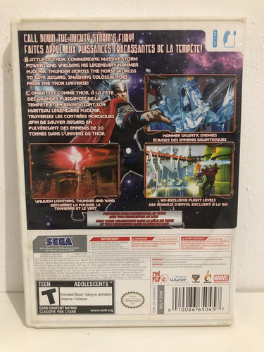 Thor God Of Thunder Americano Wii