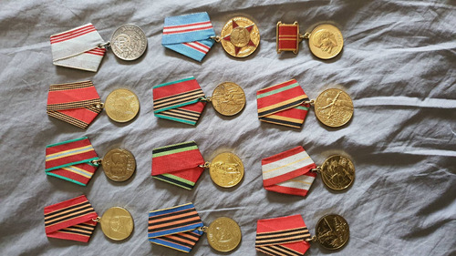 Medallas Urss Rusas, Soviéticas 12.