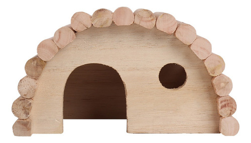 Cama De Arco De Hámster Casa Cálida Nido Juguete De Madera