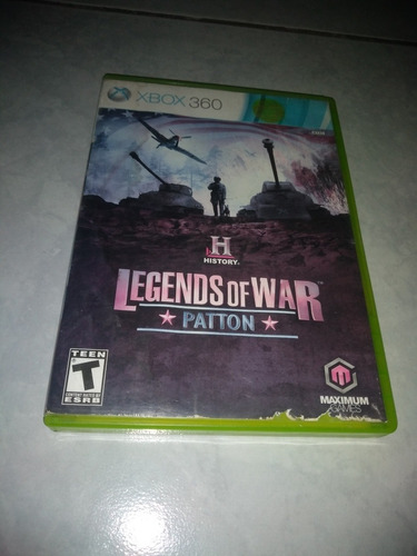 Xbox 360 Live Videojuego History Legends Of War Patton Origi