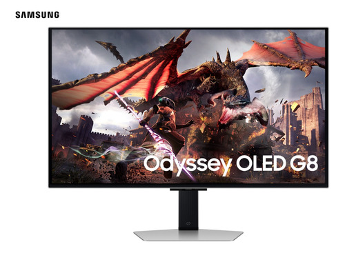 Monitor Samsung Odyssey Oled G8 32 Prata