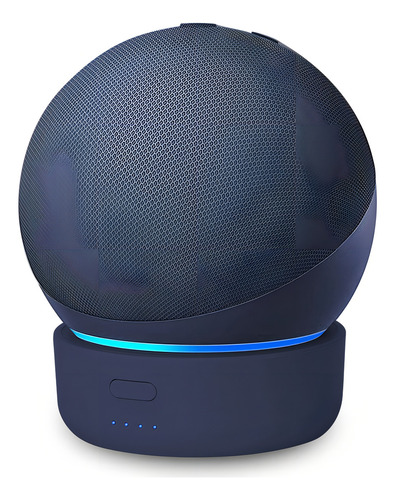 Soporte Base De Batería Para Alexa Echo Dot 4.ª Gen 5200 Mah Color Azul GGMM D5-Blue
