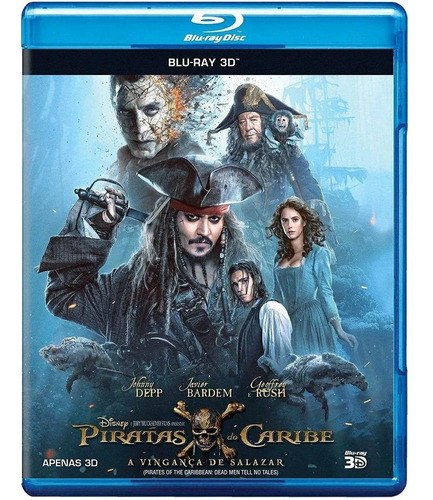 Piratas Do Caribe - A Vingança De Salazar 3d - Blu-ray