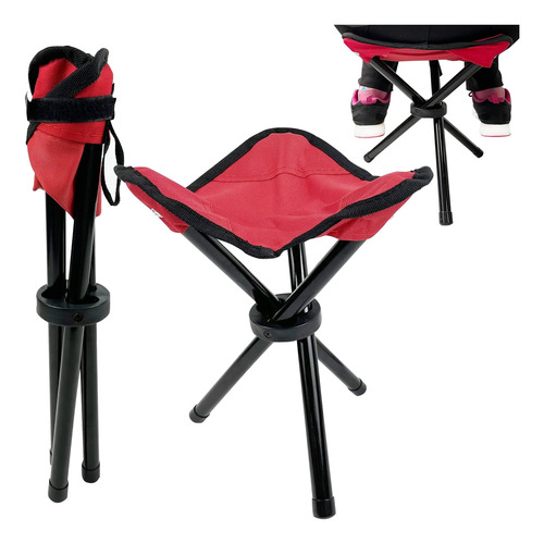 Cenbee Taburete Plegable De Camping Portátil, Silla De Pesca