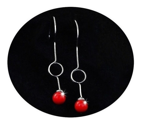 Aretes Pendientes Broqueles Oro 18k Dama Lujo Regalo Joyas