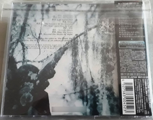 Machine Head - Through The Ashes Of Empires Cd 1era Ed Japón