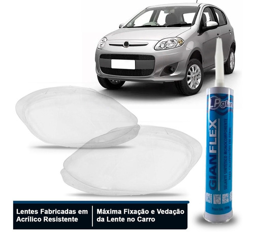 Par Lente Farol Palio 2012 2013 2014 2015 2016 G5 + Silicone