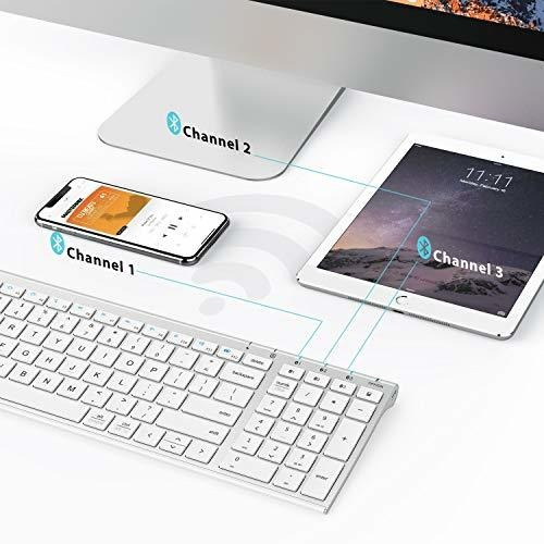 Teclado Bk10, Teclado Multidispositivo 5.1 Recargable...