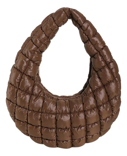 Bolso Hobo Acolchado Para Mujer, Versátil, Suave Y Ligero