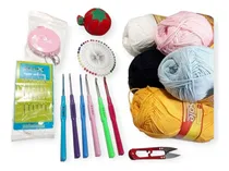 Comprar Kit Combo Para Tejido Agujas De Tejer Crochet Lana Tejer