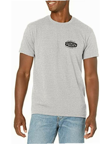 Quiksilver Playera De Manga Corta Para Hombre Con Gráfico