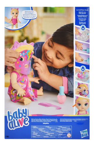 Baby Alive Bebe Dia De Spa 4 Accesorios Muñeca 30cm Hasbro