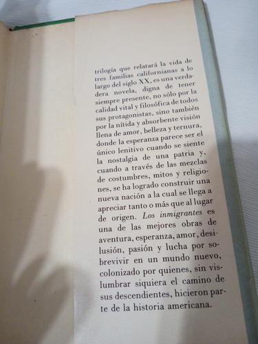 Howard Fast X6 Los Inmigrantes Espartaco El Legado Segunda G (Usado)