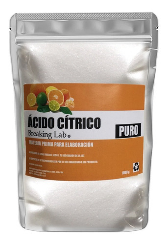 Acido Anhidro Citrico Puro (500 Gramos) Calidad Premium!!