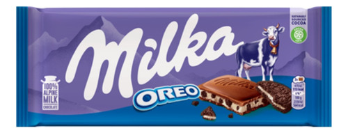 Barra Chocolate Milka Oreo
