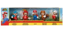 Comprar Pack De 5 Figuras De Mario Con Trajes Super Mario Nintendo 