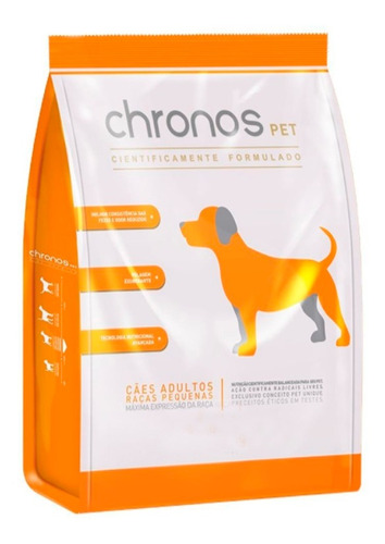 Ração Chronos Para Cães Adultos De Raças Pequenas - 7,5kg
